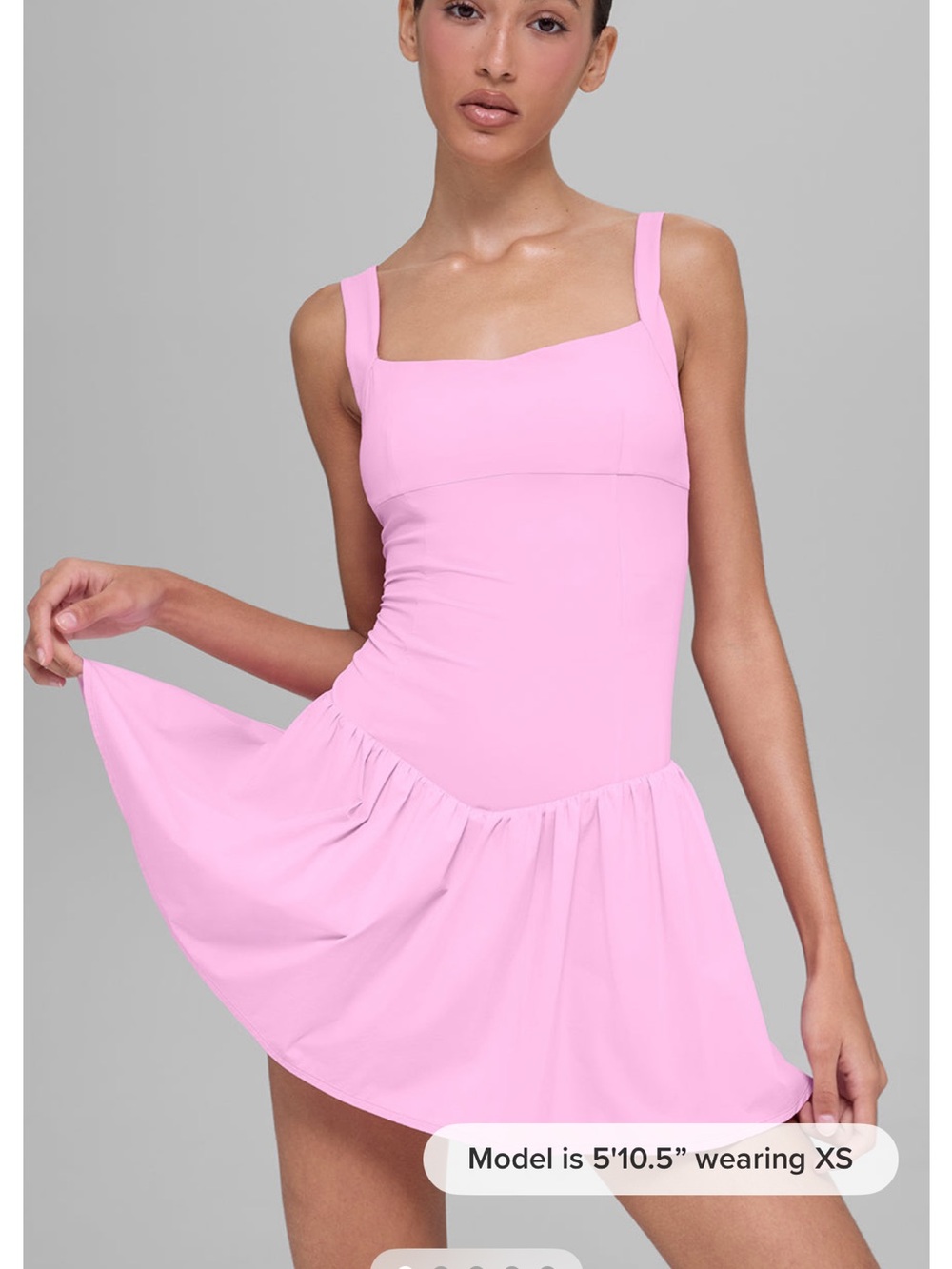 Alo Yoga Alosoft Breakpoint Tennis dress in Candy Heart Pink